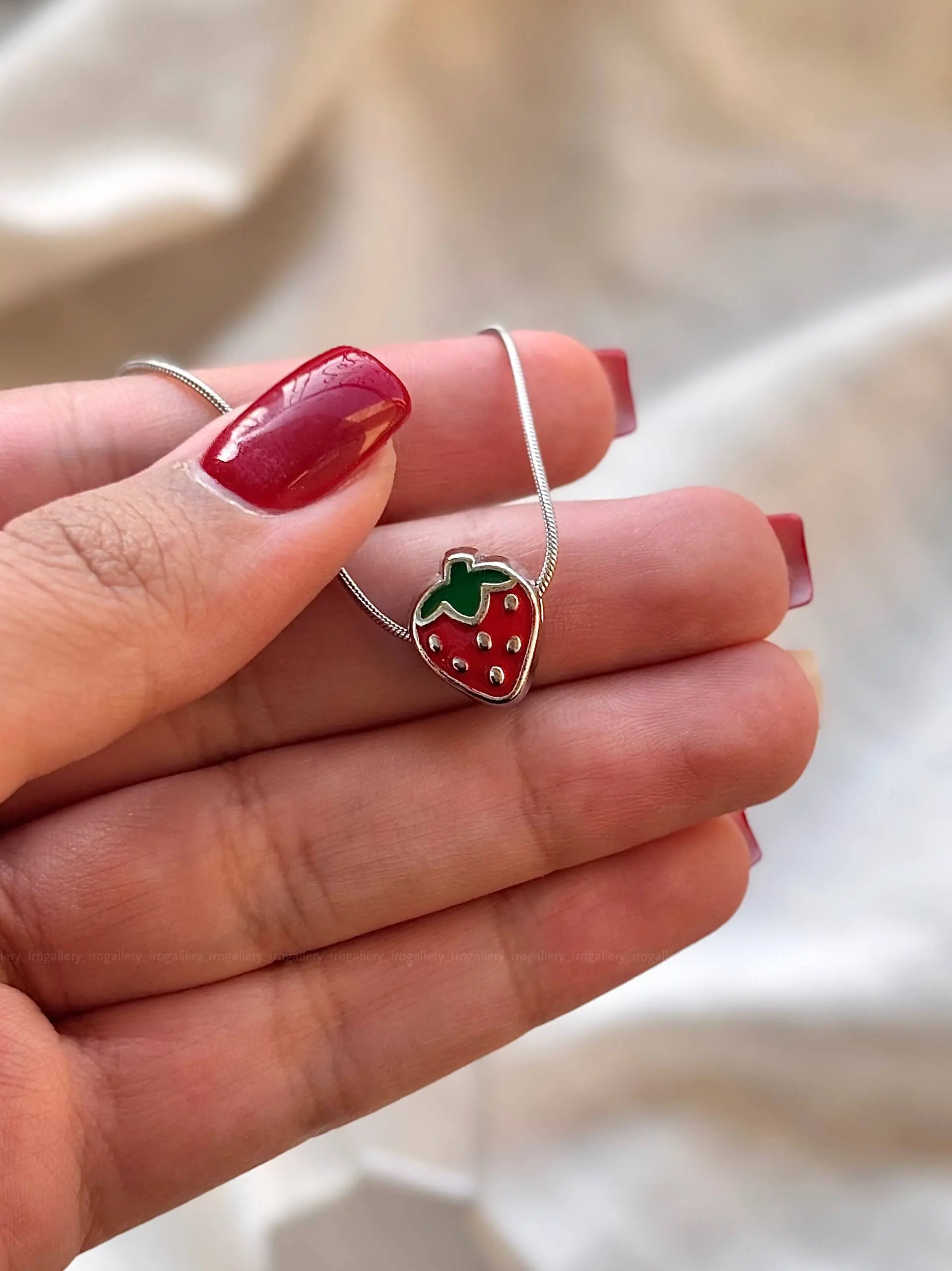گردنبند توت‌فرنگی🍓 - تصویر 3