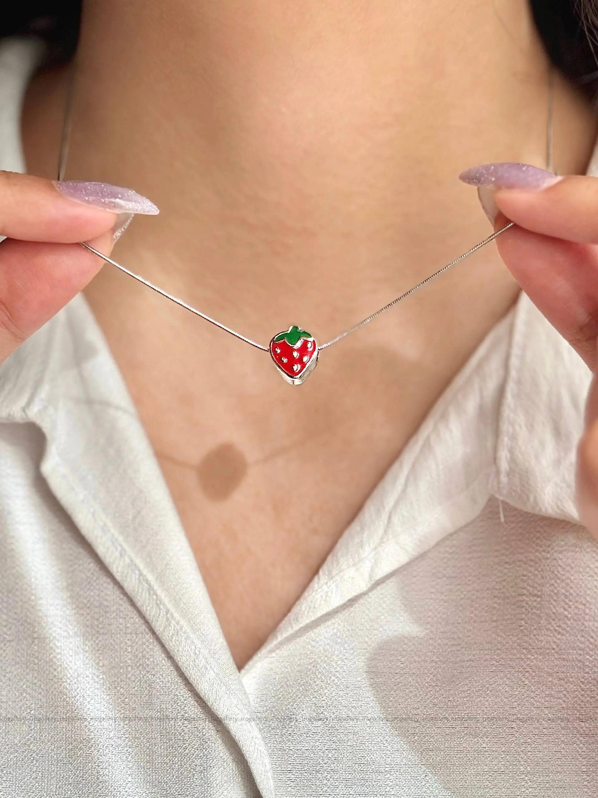 گردنبند توت‌فرنگی🍓 - تصویر 2